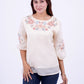 Floral Embroidered top for women