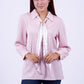 Scarf Tie Neck Shirt For Women