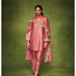 Elegant Organza Cape Style Kurta Set with Textured Palazzo for Women – Festive & Semi-Formal Ethnic Wear