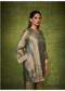 Elegant Organza Cape Style Kurta Set with Textured Palazzo for Women – Festive & Semi-Formal Ethnic Wear