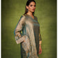 Elegant Organza Cape Style Kurta Set with Textured Palazzo for Women – Festive & Semi-Formal Ethnic Wear