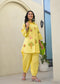 Cigarette Pants & Dupatta Floral Embroidered Straight Kurta Set