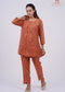 Coord set for women Mulson Orange Set
