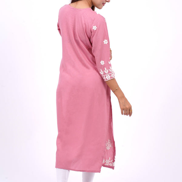 Mulson cotton chikankari suit set Floral Embroidered Kurta for Women