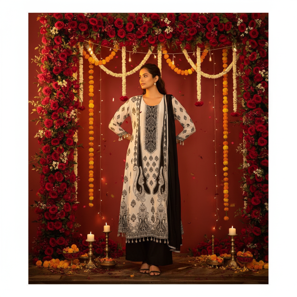  Anarkali Kurta Set - Festival Instagram Post