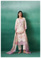 Mulson white Cotton Suit Set with Dupatta